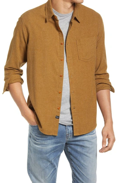 Shop Rails Runson Slim Fit Button-up Shirt In Golden Rod