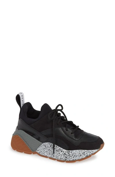 Shop Stella Mccartney Eclypse Lace-up Sneaker In Black