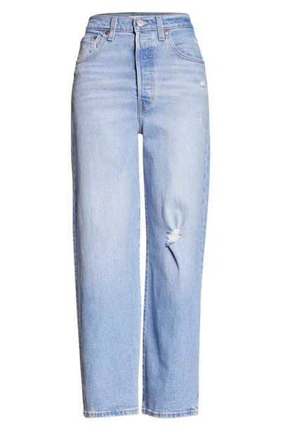 Shop Levi's ® Ribcage Ripped High Waist Ankle Straight Leg Jeans In Samba Done