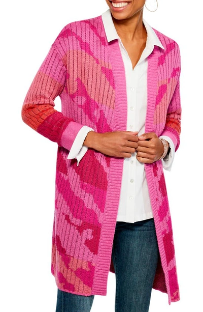 Shop Nic + Zoe Sun Chaser Cardigan In Pink Multi