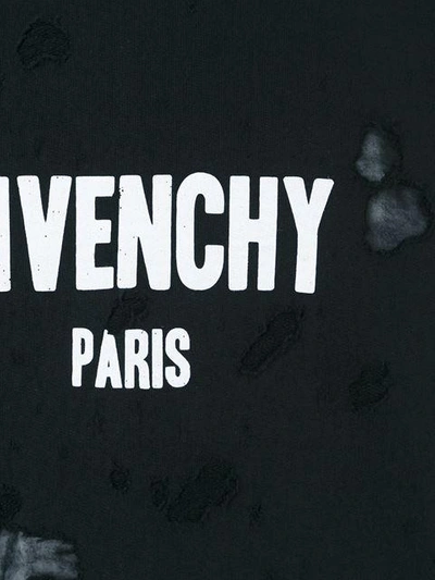Shop Givenchy Distressed Effect Sweatshirt