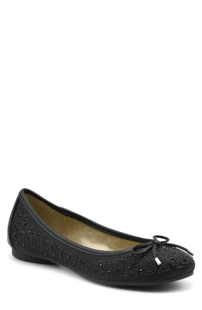 Shop Adrienne Vittadini Cathi Ballet Flat In Black