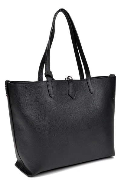 Shop Isabella Rhea Top Handle Leather Tote Bag In Nero