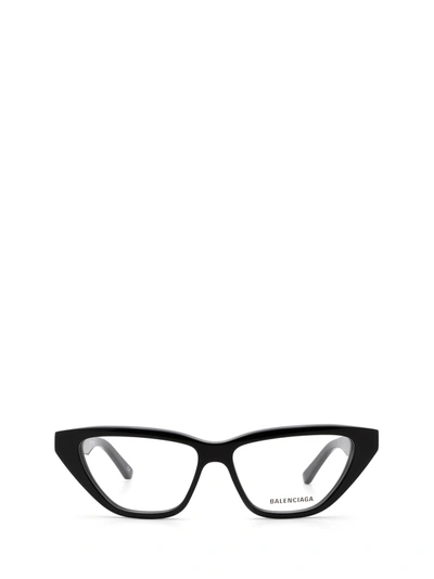 Shop Balenciaga Bb0128o Black Glasses