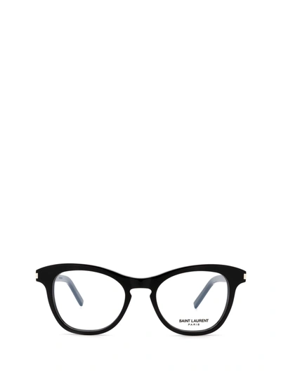 Shop Saint Laurent Sl 356 Opt Black Glasses