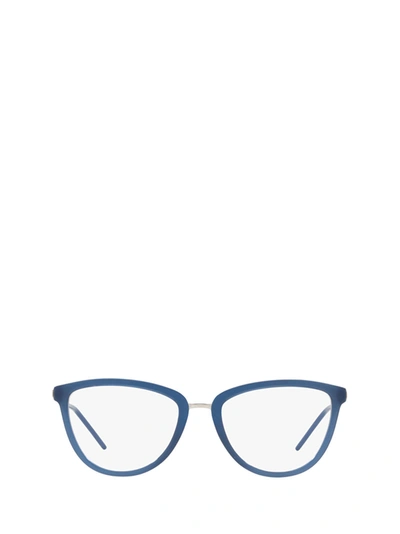 Shop Emporio Armani Ea3137 Blue Avio Milky Glasses