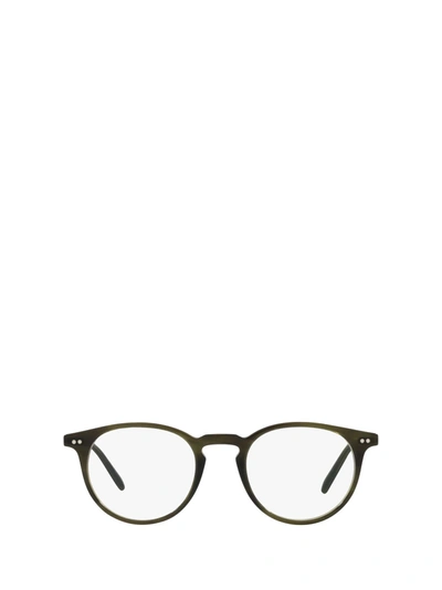 Shop Oliver Peoples Ov5362u Emerald Bark Glasses