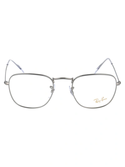 Shop Ray Ban Frank Glasses In 2502 Gunmetal