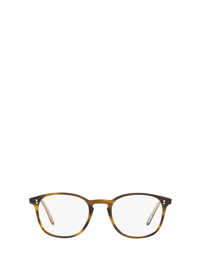 Shop Oliver Peoples Ov5397u Semi Matte Moss Tortoise Glasses