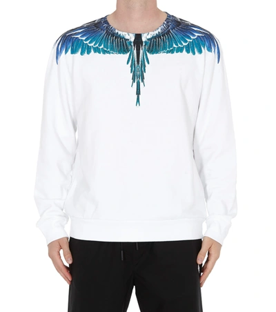 Shop Marcelo Burlon County Of Milan Wings Sweatshirt In White