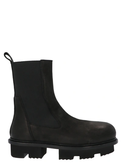 Shop Rick Owens Bozo Megatooth Shoes In Black