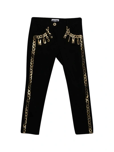 Shop Moschino Jeans Teen With Print In Nero