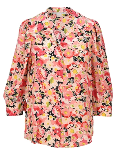 Shop Stella Mccartney Eva Silk Shirt In Multicolor
