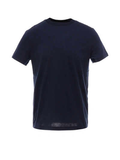 Logo Embroidered T-shirt In Navy