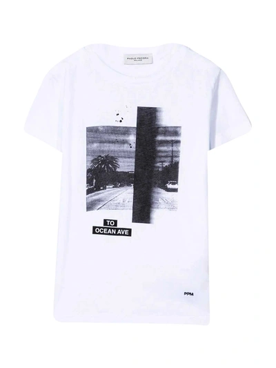 Shop Paolo Pecora T-shirt With Press In Unica