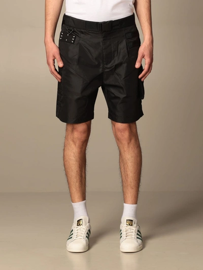 Shop Mcq By Alexander Mcqueen Short Ic-0 Shorts By Mcq In Technical Nylon In Black