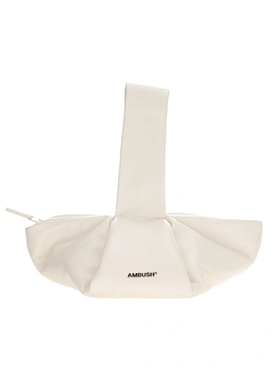 Shop Ambush Loop Folding Tote Bag In Off White