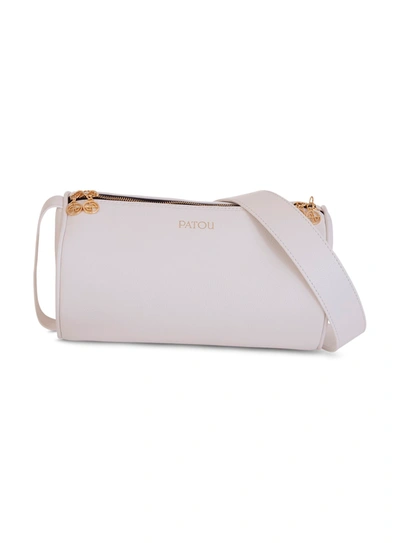 Shop Patou Barrel Bag In Faux Leather In White