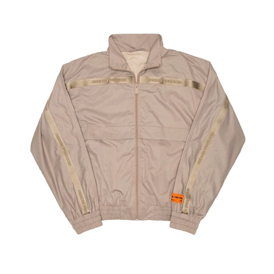 Shop Heron Preston Windbreaker Jacket In Brown