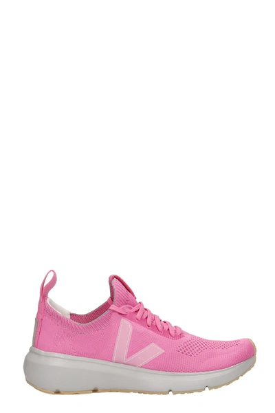 Shop Rick Owens Sneakers In Rose-pink Synthetic Fibers In Rosa
