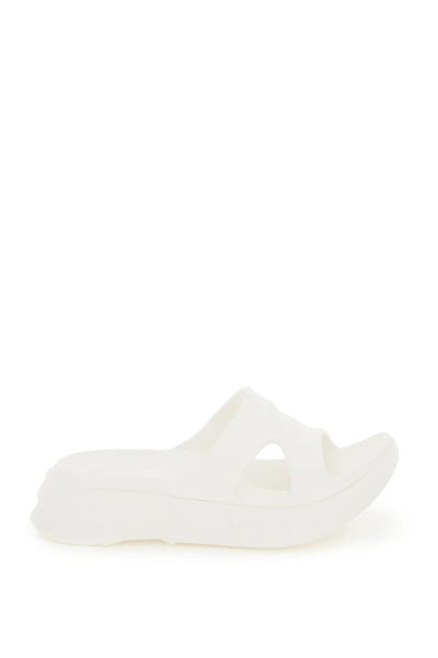 Shop Givenchy Marshmallow Rubber Mules In Bianco