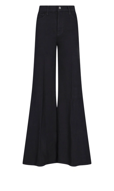 Shop Frame Le Palazzo Jeans In Black