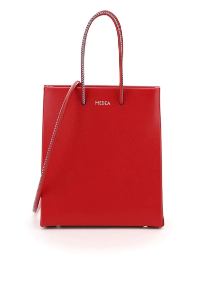 Shop Medea Prima Short Crossbody Bag In Dark Red (red)