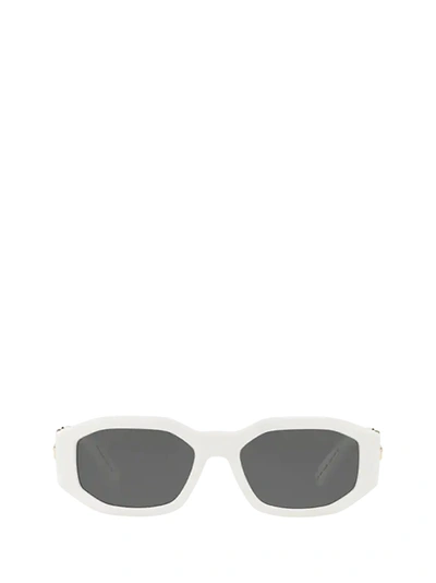 Shop Versace Ve4361 White Sunglasses