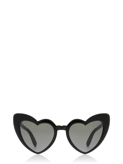 Shop Saint Laurent Sl 181 Black Sunglasses