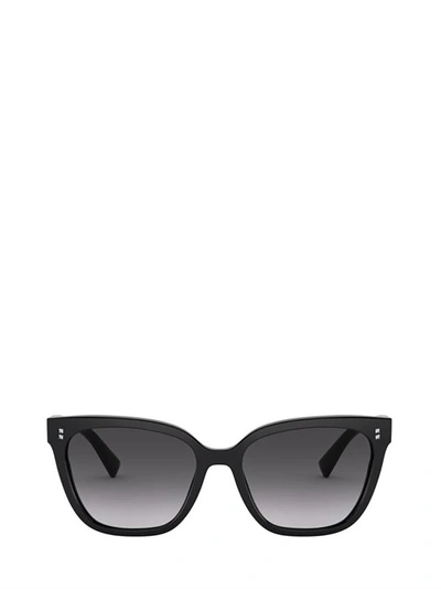 Shop Valentino Va4070 Black Sunglasses