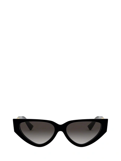 Shop Valentino Va4063 Black Sunglasses