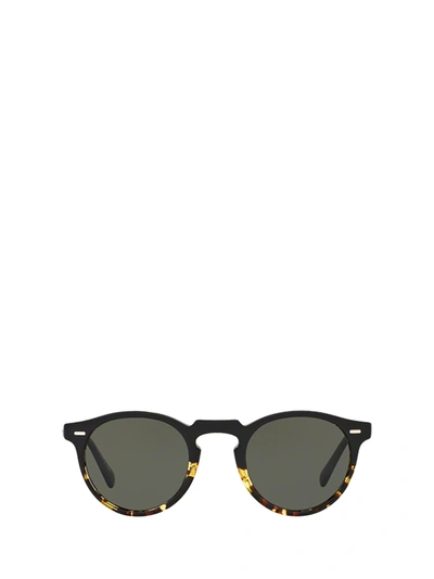Shop Oliver Peoples Ov5217s Black / Dtbk Gradient Sunglasses