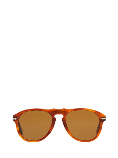 Shop Persol Po0649 Light Havana Sunglasses