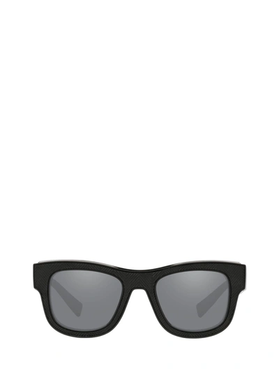 Shop Dolce & Gabbana Dolce &amp; Gabbana Dg6140 Black Sunglasses