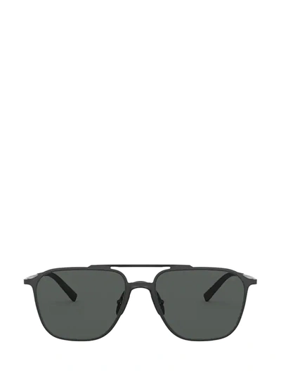 Shop Giorgio Armani Ar6110 Matte Black Sunglasses
