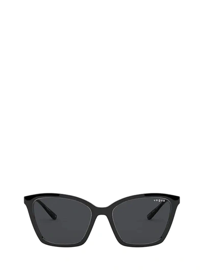 Shop Vogue Eyewear Vogue Vo5333s Black Sunglasses