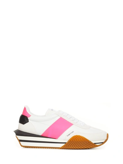 Shop Tom Ford Sneakers In White