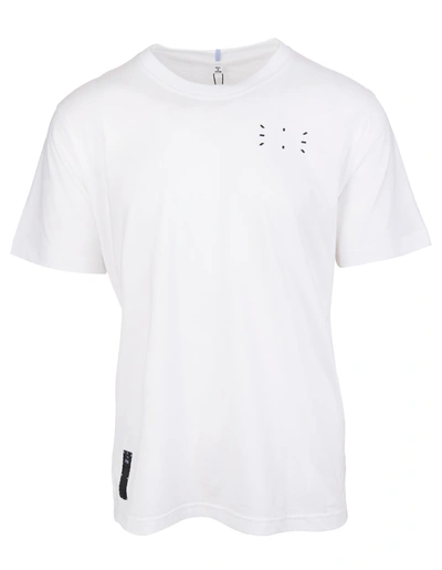 Shop Mcq By Alexander Mcqueen White Graphic-print Cotton T-shirt Man In Optic White