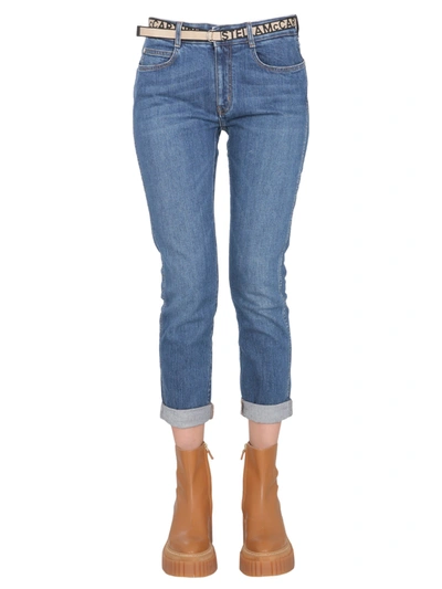 Shop Stella Mccartney Boyfriend Jeans In Blu Denim