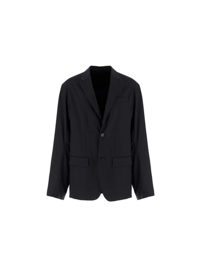 Balenciaga Oversized Single-breasted Blazer In Black