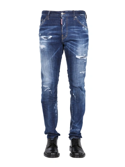 Shop Dsquared2 Cool Guy Jeans In Blu Denim