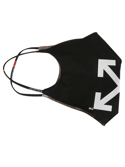 Shop Off-white Arrow Simple Mask In Black/white