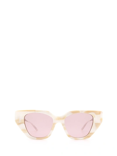 Shop Gucci Gg0641s White Sunglasses