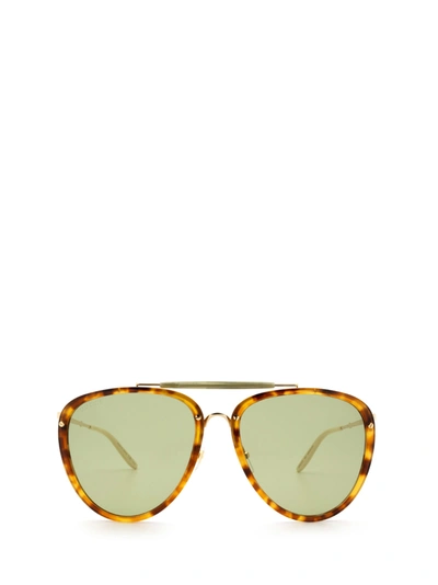 Shop Gucci Gg0672s Havana Sunglasses