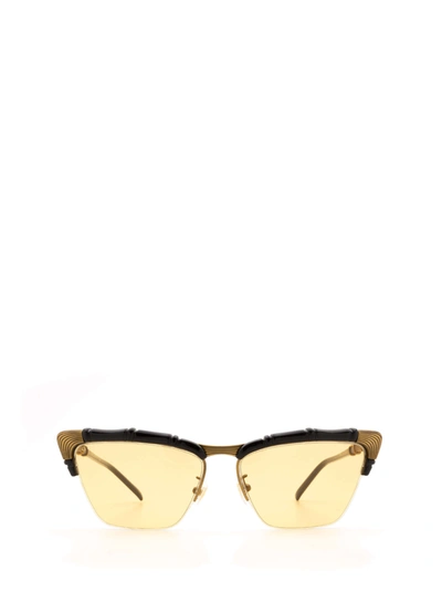 Shop Gucci Gg0660s Black Sunglasses