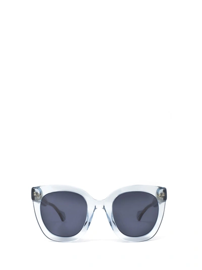 Shop Gucci Gg0564s Light Blue Sunglasses