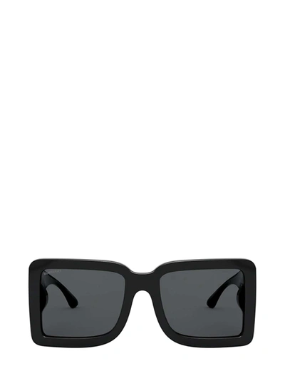 Shop Burberry Eyewear Burberry Be4312 Black Sunglasses