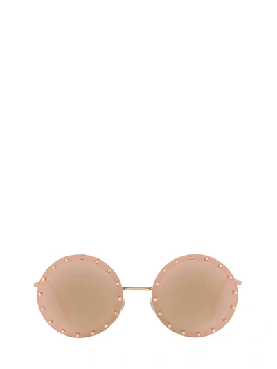 VALENTINO VALENTINO VA2010B ROSE GOLD PLATED SUNGLASSES 