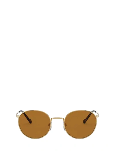 Shop Vogue Eyewear Vogue Vo4182s Gold Sunglasses