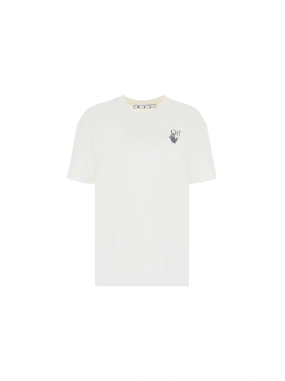 Shop Off-white T-shirt In Bianco